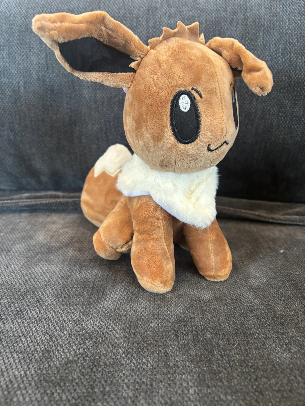 Pokemon Eevee Plush Toy - Brown and Cream Cuddly Stuffed Animal